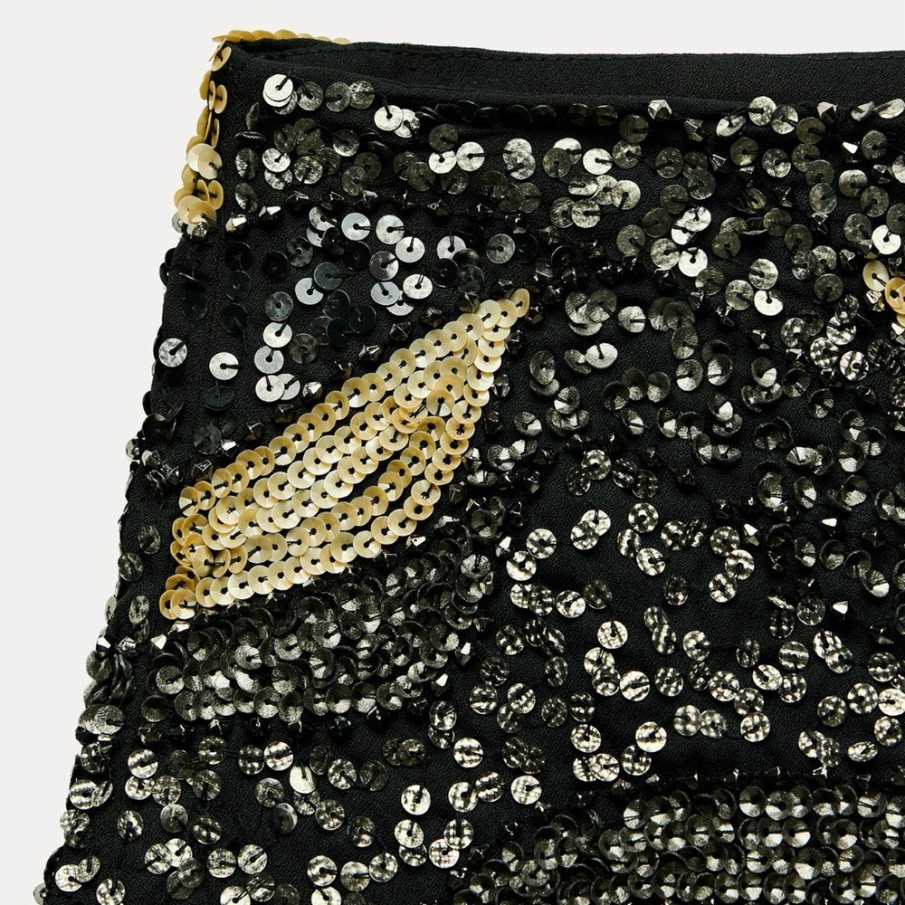 NWT ZARA SEQUIN SHORTS - Picture 13 of 16